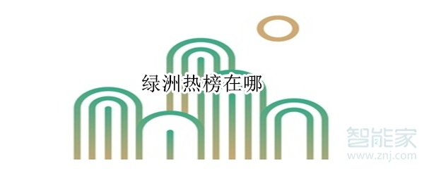 绿洲热榜在哪