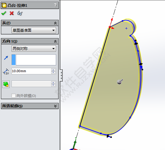 solidworks剪刀的画法