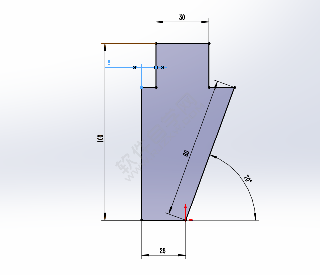 solidworks异形圆柱的创建方法