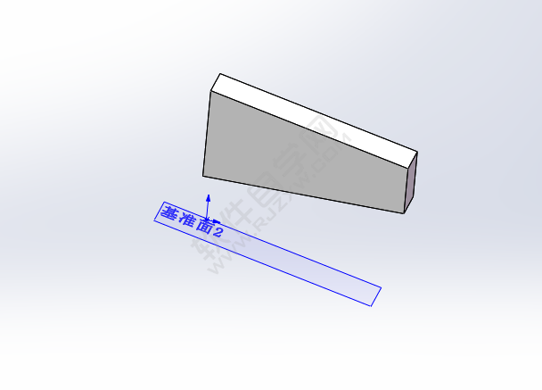 solidworks建立平行基准面的方法