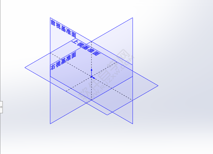 solidworks基准面颜色修改的方法