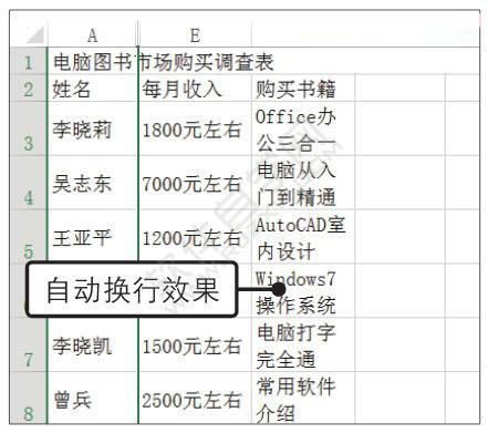 Excel2019设置文本自动换行的方法