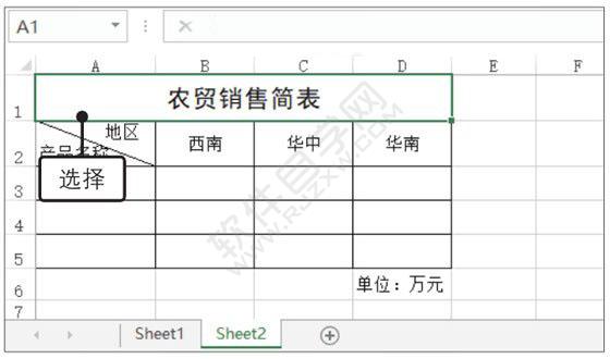 Excel2019套用单元格和表格样式的方法