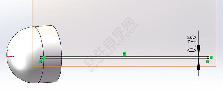 SolidWorks羽毛球零件的做题步骤