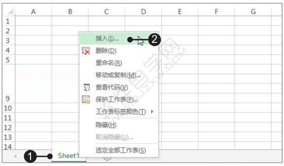 Excel2019新建工作表的三种方法