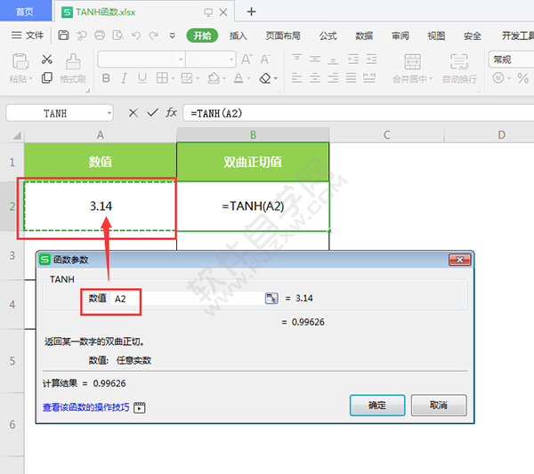tanh函数怎么算
