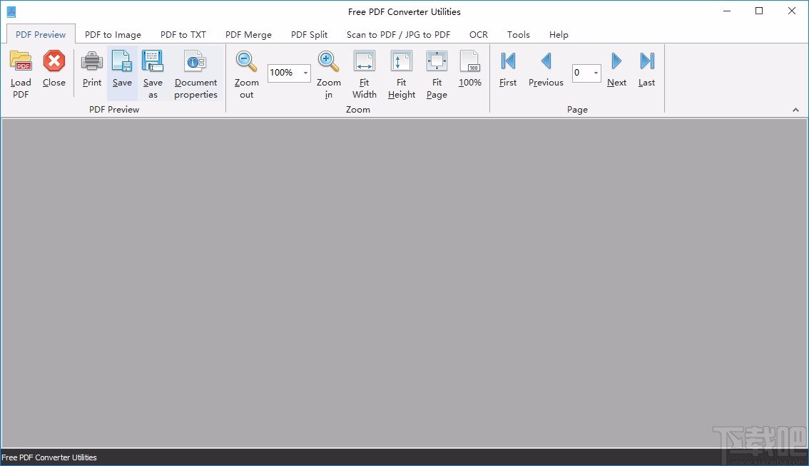 Free PDF Converter Utilities合并PDF文件的方法