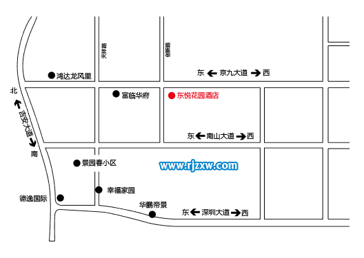 AI画酒店路线图