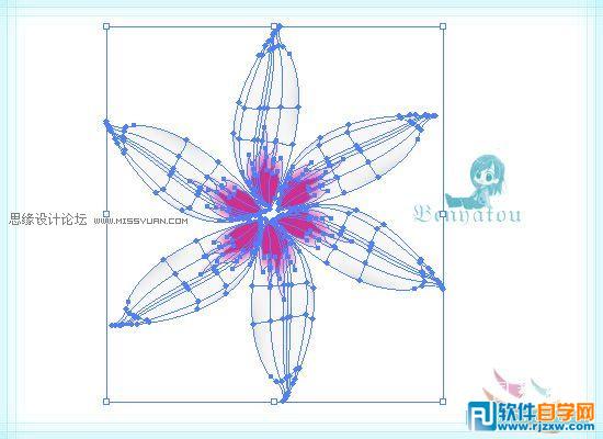 用Illustrator教你怎么绘制小花朵